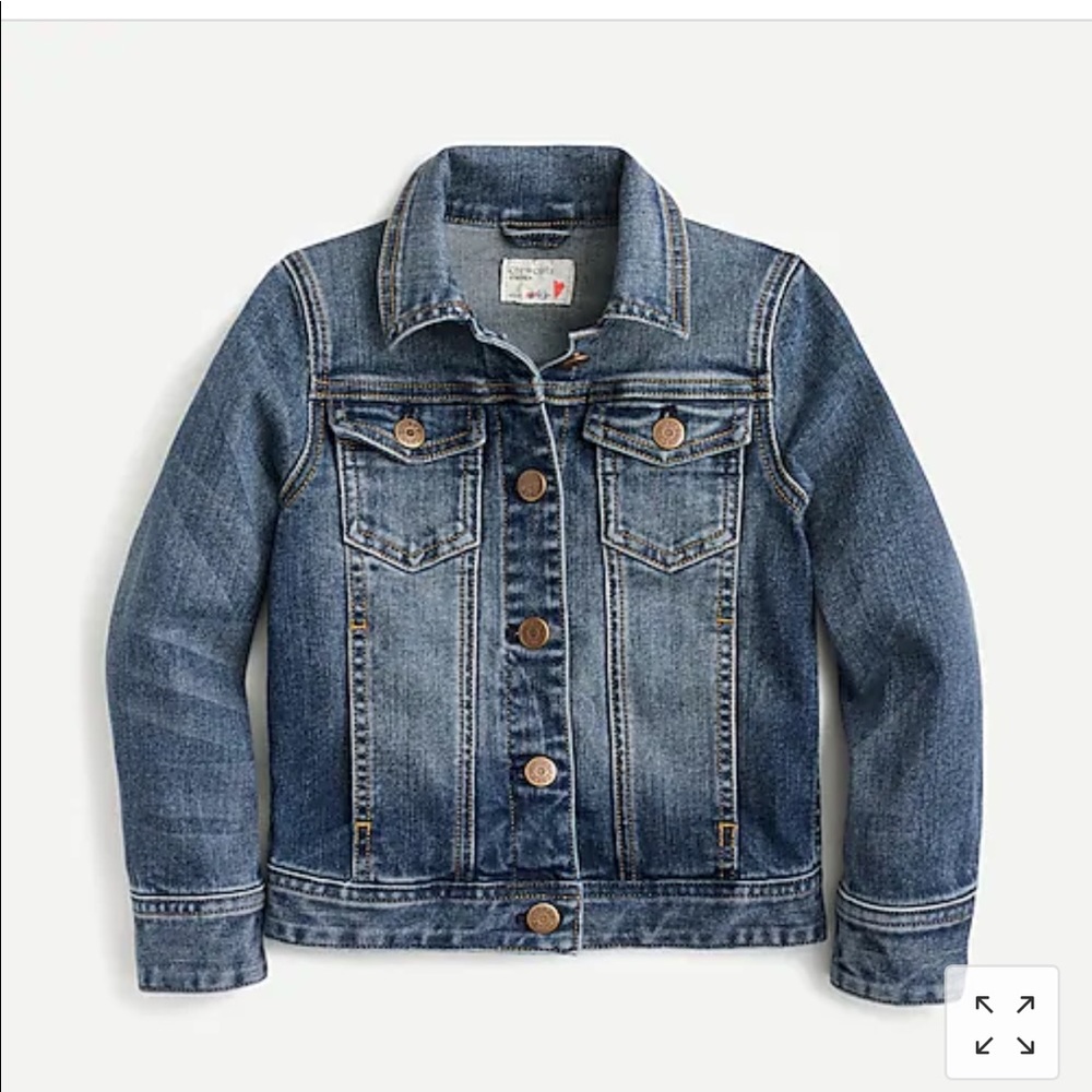Girls J Crew denim jacket